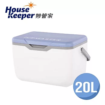 妙管家 ICEMASTER手提式保冰桶20L(附冰磚) _ 珍珠白