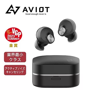 【AVIOT】TE-Q3 輕量超迷你 主動降噪 無線藍牙耳機 IPX4防水 高級MEMS麥克風  6色 黑瑪瑙