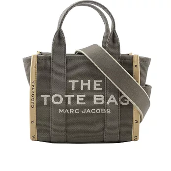 MARC  JACOBS THE JACQUARD TOTE 雙色小款托特包 (銅綠色/卡其)