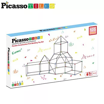 PicassoTiles兒童城堡建築套件125pcs