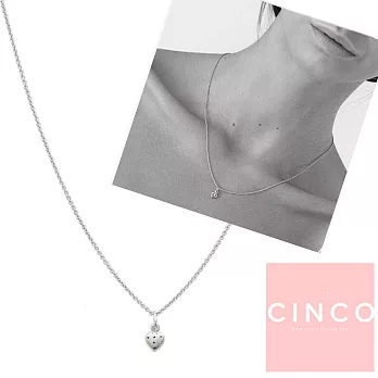 CINCO 葡萄牙精品 Li necklace 925純銀愛心項鍊 迷你款