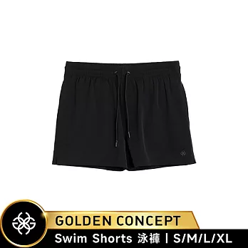 ★送原廠好禮★Golden Concept Swim Shorts 泳褲 CT-SS618 XL 黑色/黑刺繡