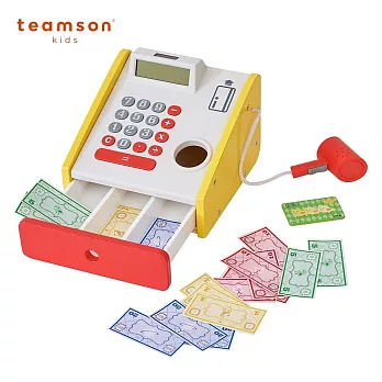 【Teamson】小幫手木製聲光收銀機組