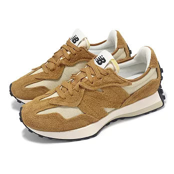 New Balance 休閒鞋 327 男鞋 女鞋 菸草棕 雞骨色 麂皮 絨布 情侶鞋 NB U327WCI-D