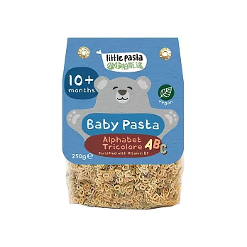 英國 little pasta小小帕斯達 造型義大利麵- ABC字母 (250g)