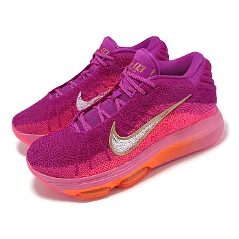 Nike 籃球鞋 G.T. Hustle 3 EP 男鞋 桃紅 橘 緩震 抓地 運動鞋 FV5952-601 28cm PINK/PURPLE