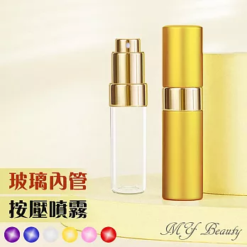 My Beauty 2入組香水開蓋填充瓶-15ml贈分裝工具組x1 金色