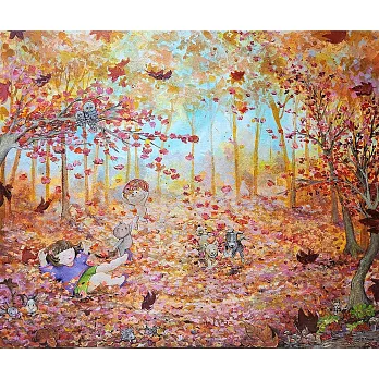 【玲廊滿藝】袁夢-秋日饗宴  Autumn Feast60.5x72.5cm