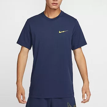 NIKE AS M NSW TEE LBR SSNL CLUB 男短袖上衣-藍-FZ5418410 3XL 藍色