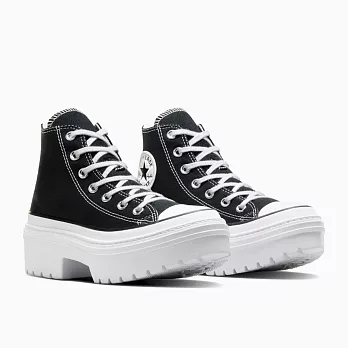 Converse 休閒鞋 Chuck Taylor All Star Lugged Heel 女鞋 黑 白 厚底  A08258C