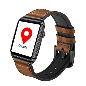 Osmile ECG400 健康管理 一鍵求救 藍芽通話手錶 黑框深咖啡