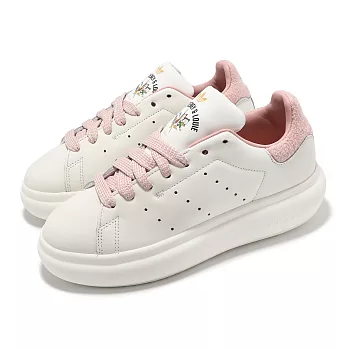 adidas 休閒鞋 Stan Smith PF W 女鞋 米白 粉紅 唐老鴨姪子 迪士尼 聯名 史密斯 愛迪達 JR5454