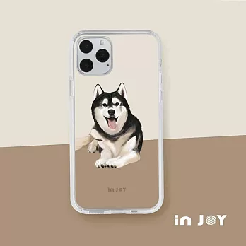 INJOYmall for iPhone SE3 微笑哈士奇 防摔手機殼 保護殼