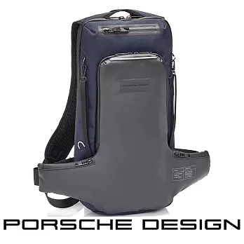 【Porsche Design 保時捷】限量3折 德國頂級旅行後背包 全新專櫃展示品 (深藍色 OCL1608BLUE)