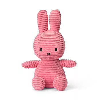 BON TON TOYS Miffy米菲兔ECO燈芯絨填充玩偶-泡泡粉 23cm  (泡泡粉)