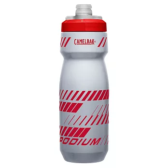 【美國CamelBak】710ml Podium噴射水瓶 無 競賽灰紅