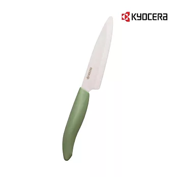 【KYOCERA】日本京瓷彩色陶瓷刀系列11cm 多色任選(原廠總代理) 植物綠