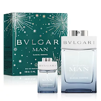 Bvlgari 寶格麗 極地冰峰男性淡香精二入禮盒(淡香精100ml+淡香精15ml)-贈紙袋