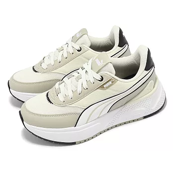 Puma 休閒鞋 R78 Disrupt LT 女鞋 白 米白 卡其 厚底 緩衝 39906604