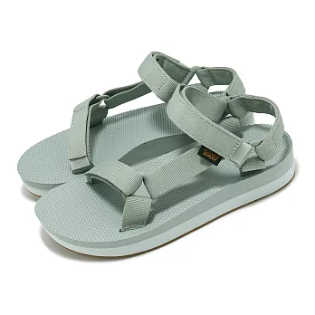 Teva 涼鞋 W Midform Universal 女鞋 熟鐵綠 速乾 厚底 再生織帶涼鞋 1090969WGH