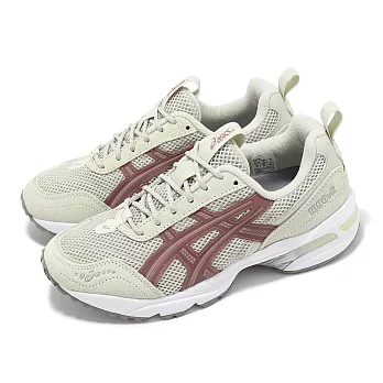 Asics 休閒鞋 GEL-1090 V2 女鞋 米白 紅 復古 緩衝 千禧跑鞋 亞瑟士 1202A480021