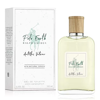 Ralph Lauren 拉夫勞倫 POLO EARTH 安的列斯香根草男性淡香水(100ml)-專櫃公司貨