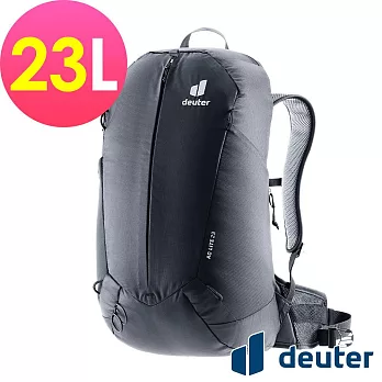 【deuter 德國】AC LITE 23L 網架直立式透氣背包3420324 - 黑