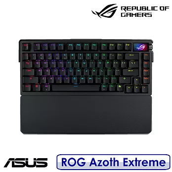 【送原廠電競鼠墊】ASUS 華碩 ROG Azoth Extreme 無線電競機械鍵盤 (雪軸/風暴軸)  SNOW/雪軸