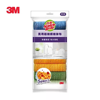 3M 百利 萬用超細纖維抹布-8片裝