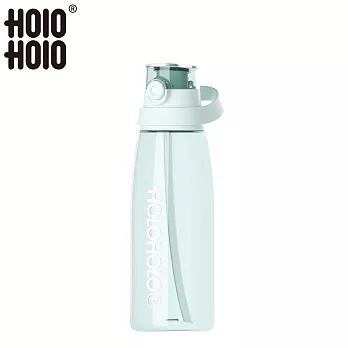 【HOLOHOLO】PILATES BOTTLE 大容量吸管運動水壺 1000ml 藍