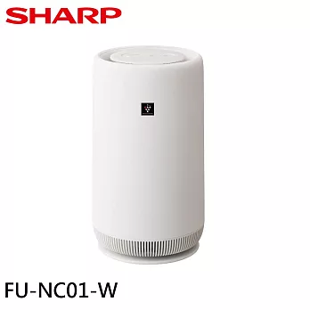 SHARP 夏普 360°呼吸式圓柱空氣清淨機 FU-NC01-W