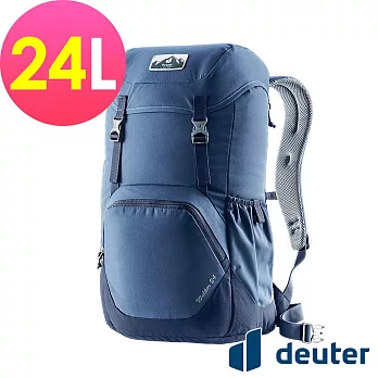 【deuter 德國】WALKER 24L 休閒旅遊後背包3812921- 深藍