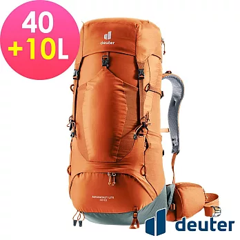 【deuter 德國】AIRCONTACT LITE 40+10L 拔熱式透氣背包3340123- 橘