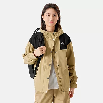 The North Face W DRYVENT BLOCKING JACKET - AP 女防水外套-棕-NF0A7QSILK5 L 棕色