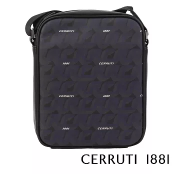 【Cerruti 1881】限量2折 義大利頂級側背包肩背包 全新專櫃展示品(深藍色 CEBO06405P)