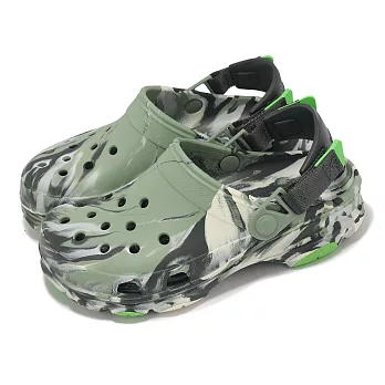 Crocs 洞洞鞋 All Terrain Marbled Clog 男女鞋 苔癬綠 特林大理石克駱格 卡駱馳 2078873WP