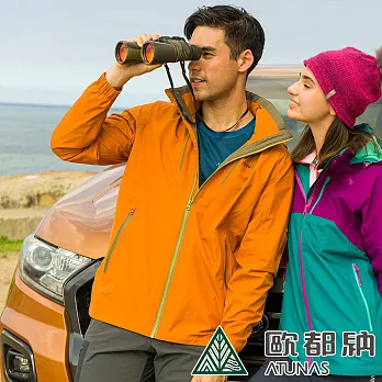 【ATUNAS 歐都納】樂遊休閒GORE-TEX 2L單件式外套A1GT2002M- XL 琥珀棕