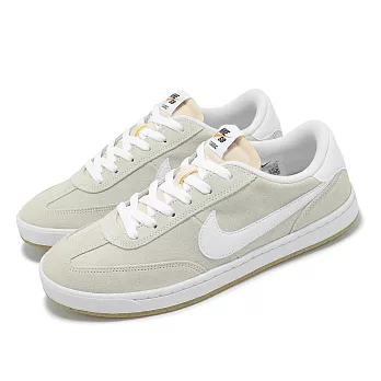 Nike 滑板鞋 SB FC Classic 男鞋 米白 麂皮 低筒 板鞋 休閒鞋 909096-111