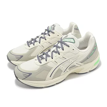 Asics 休閒鞋 GEL-1130 NS 男鞋 米白 灰 綠 抗撕裂 緩衝 支撐 復古跑鞋 亞瑟士 1203A413100