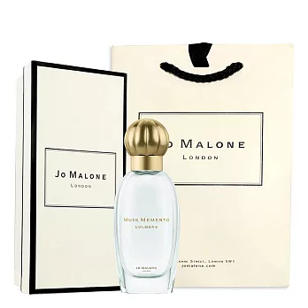 JO MALONE 懷舊皂盤 麝香香水(30ml) 附盒及提袋_國際航空版