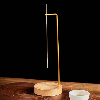 CS22 禪心怡情倒掛線香插 L夾-金色款