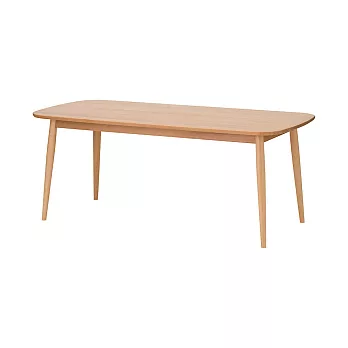 【MUJI 無印良品】山毛櫸餐桌/圓腳/寬180cm寬180*深85*高72cm。商品重量：約34.5 kg。