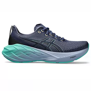 Asics Novablast 4 D [1012B704-401] 女 慢跑鞋 寬楦 運動 路跑 彈力 穩定 深藍