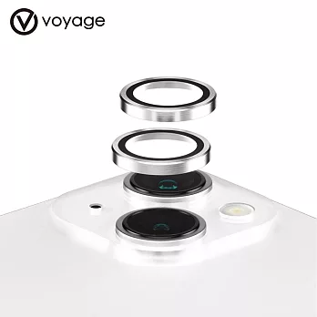 VOYAGE 超衝擊獨立金屬鏡頭貼<BR>iPhone 16/16 Plus 銀