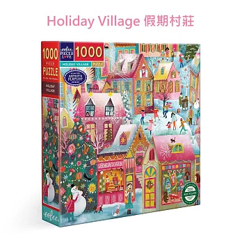 eeBoo 1000片拼圖 - 假期村莊 (Holiday Village 1000 Piece Puzzle) (聖誕節Christmas)