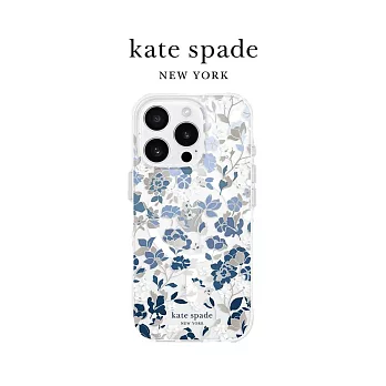 【kate spade】iPhone 16 系列 精品 磁吸 防摔殼 皇室藍 iphone16