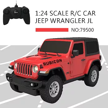 【瑪琍歐玩具】2.4G 1:24 JEEP Wrangler JL 遙控車/79500 紅