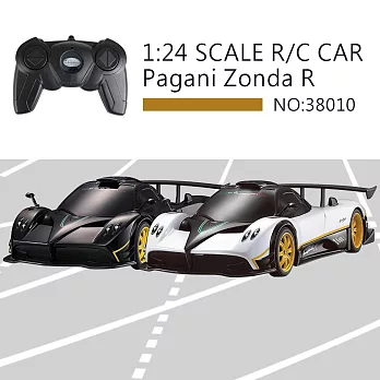 【瑪琍歐玩具】2.4G 1:24 Pagani Zonda R 遙控車/38010 黑