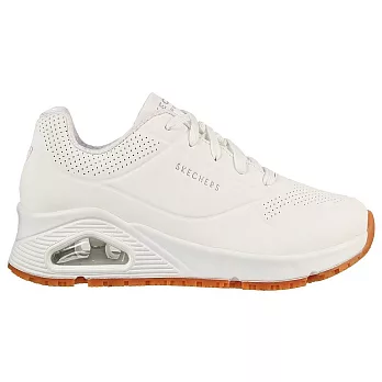 Skechers Uno SR [108021WHT] 女 工作鞋 寬楦 耐油 止滑 電器絕緣 安全 氣墊 舒適 白