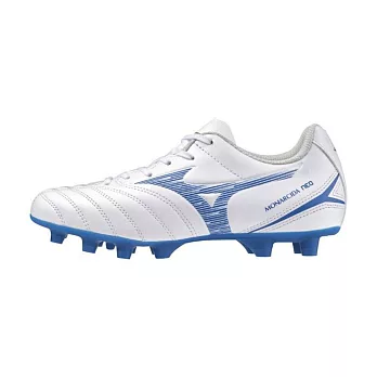 Mizuno Monarcida Neo Iii Select Jr [P1GB242525] 兒童足球鞋 寬楦 白藍